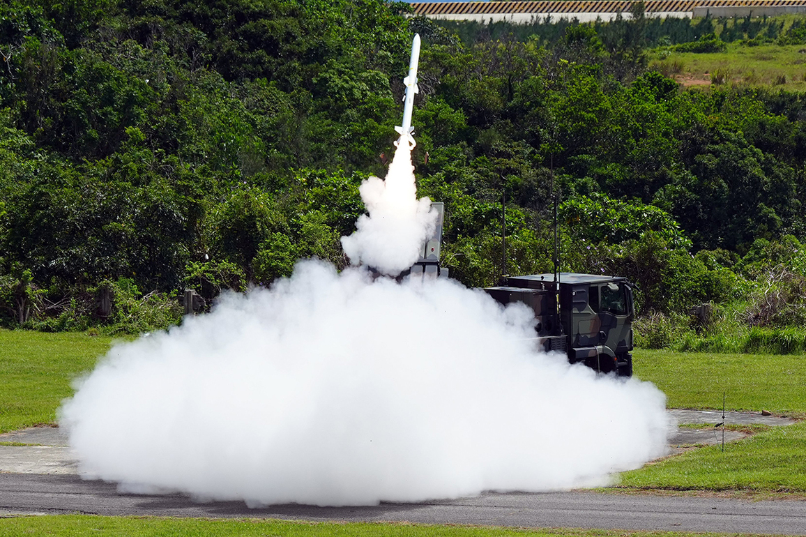 Taiwan bolsters air defence preparedness, test fires Land Sword II