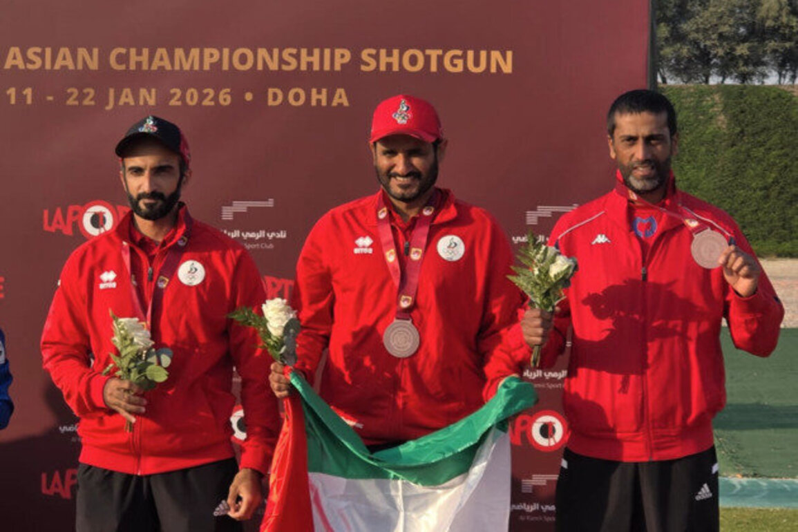 UAE trap shooting team win bronze at Asian Championship