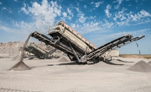 A Metso Lokotrack mobile screen, ST4.8