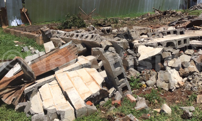 Otafiire agents destroy Njeru veterinary workshop Otafiire agents destroy Njeru veterinary workshop