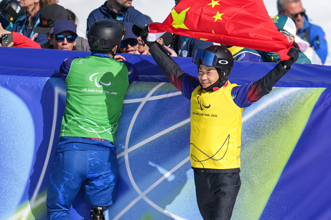 (SP)ITALY-CORTINA D'AMPEZZO-PARALYMPIC WINTER GAMES-PARA SNOWBOARD-MEN'S CROSS-LL1
