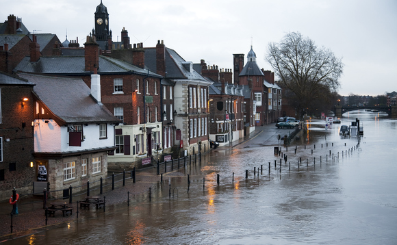 The River Ouse floods the centre of York | Credit: iStock