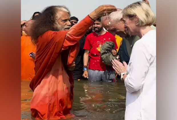 Norwegian Envoy to India visits Mahakumbh in Prayagraj, calls it "Visit of a lifetime!"