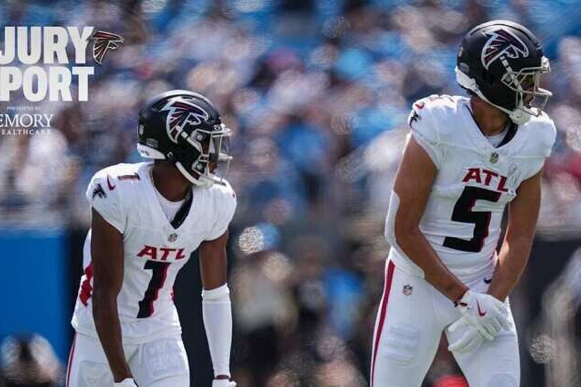 Falcons injury report: Drake London, Darnell Mooney limited