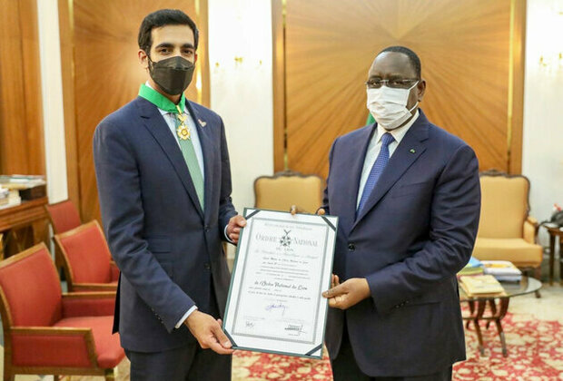 Shakhbout bin Nahyan awarded National Order of the Lion by Senegal's President