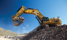 The 6015, the replacement for Caterpillar's 6015B.