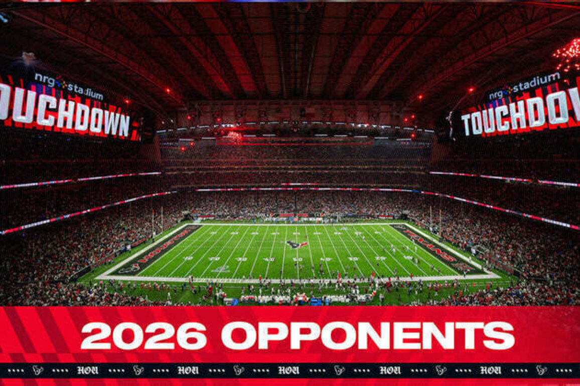 Houston Texans 2026 Opponents Revealed: Full Home and Road Breakdown