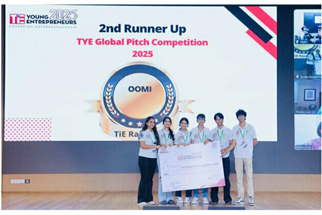 TiE Rajasthan Makes History at TYE Global 2024: Team OOMI Wins $1500 and Becomes Only Indian Team in Global Top 3