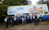 Gibbs & Dandy colleagues get 'On the Bus'