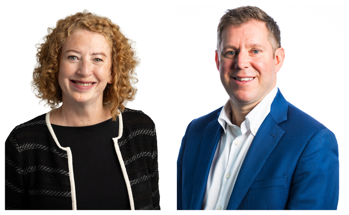 Hymans Robertson Foundation's Marcella Boyle and Paul Waters