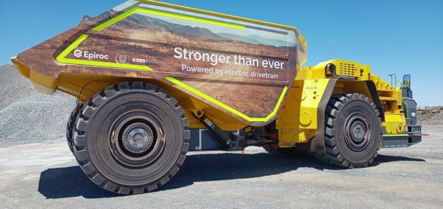Epiroc’s Minetruck MT66 S eDrive at Gold Fields' Granny Smith Mine