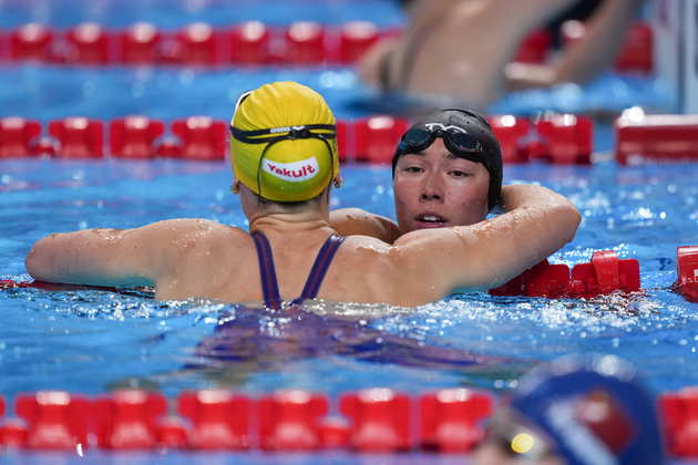 (SP)SINGAPORE-WORLD AQUATICS CHAMPIONSHIPS-SWIMMING-WOMEN'S 4X100M FREESTYLE RELAY