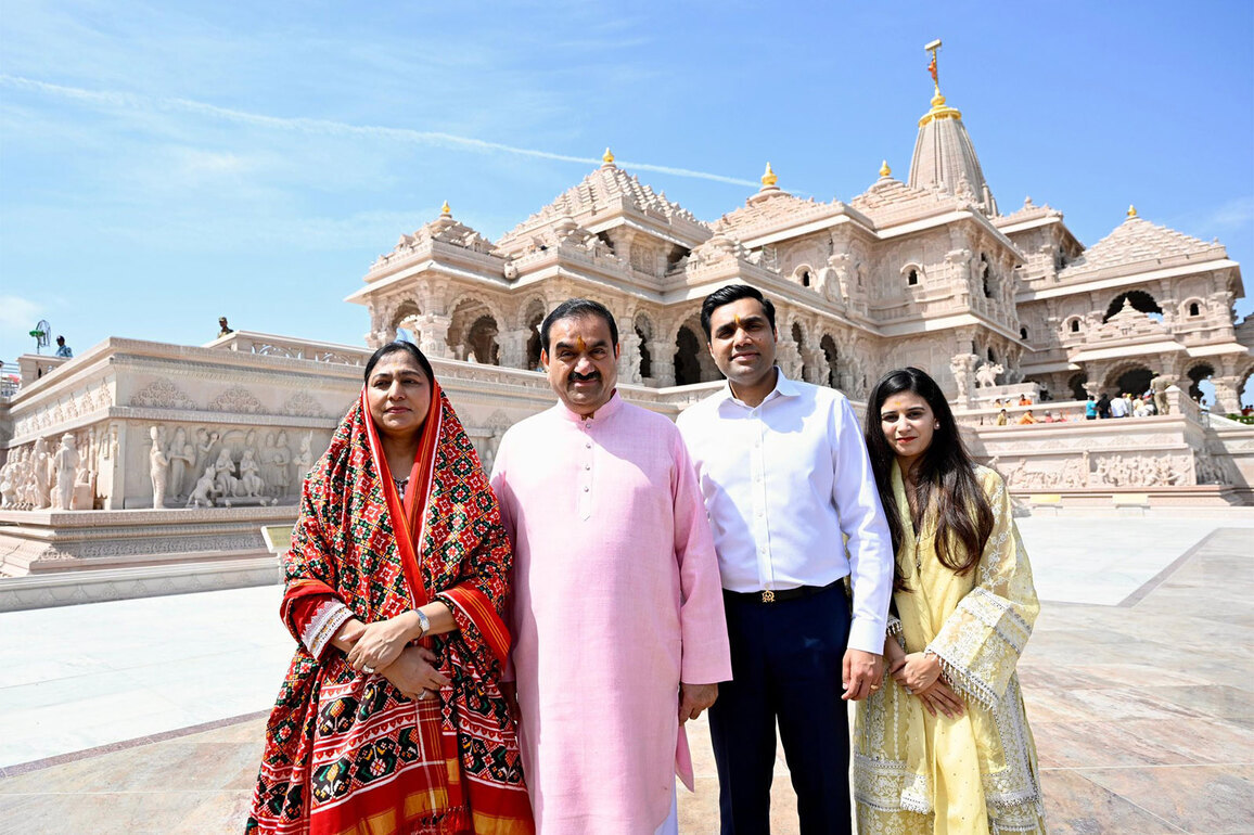Gautam Adani visits Ram Temple in Ayodhya on Hanuman Jayanti