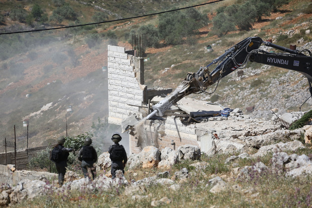 MIDEAST-NABLUS-DEMOLITION