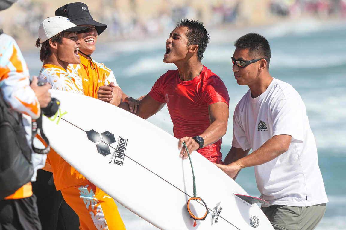 (SP)CHINA-15TH NATIONAL GAMES-SHORTBOARD SURFING-MEN-FINAL (CN)
