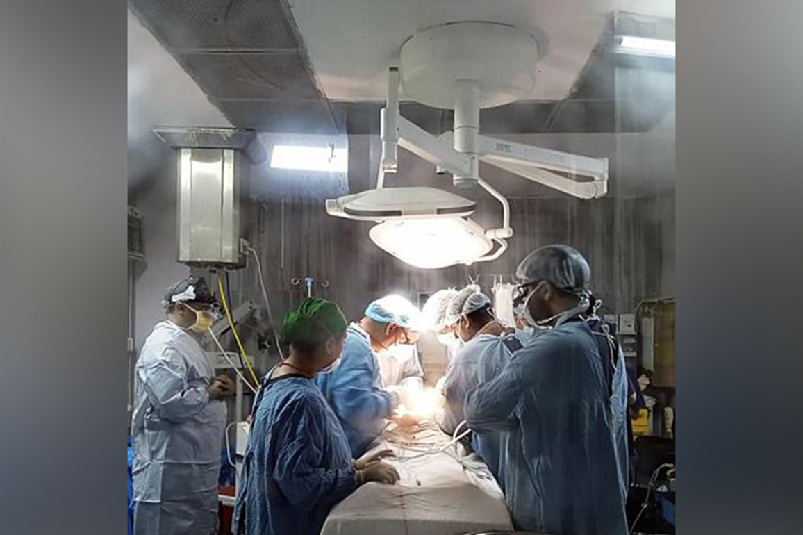 28-year-old Ajeen Elias receives a new life via a heart transplant from donor Isaac