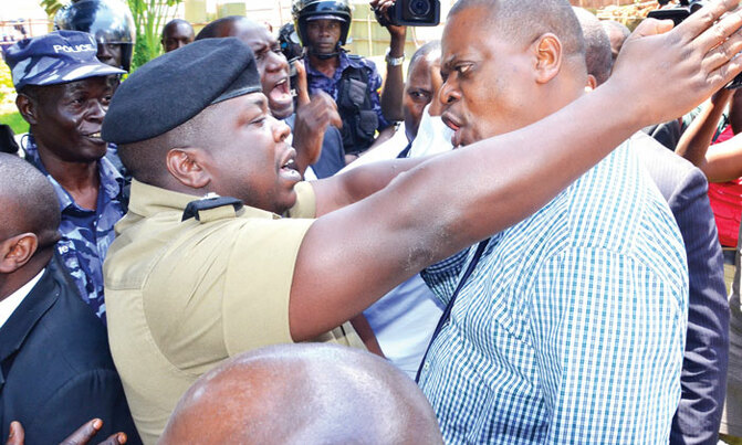 Police halts activists' press conference Police halts activists' press conference