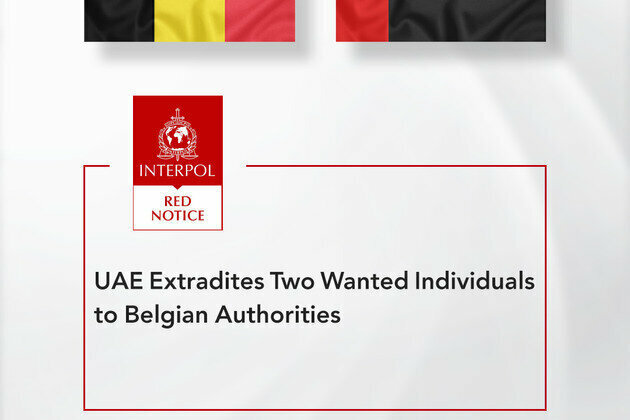 UAE extradites two wanted individuals to Belgian authorities