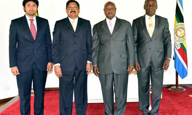 President meets L. Victoria fuel transport investors President meets L. Victoria fuel transport investors
