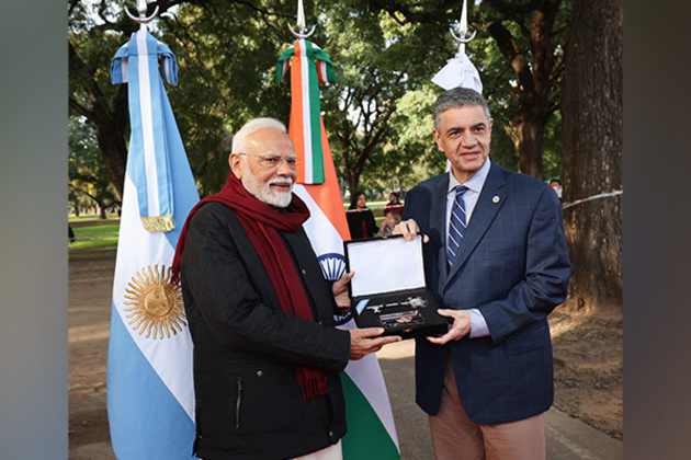 PM Modi conferred with Key to City of Buenos Aires during Argentina visit
