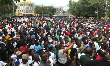 Liberia protesters 350x210