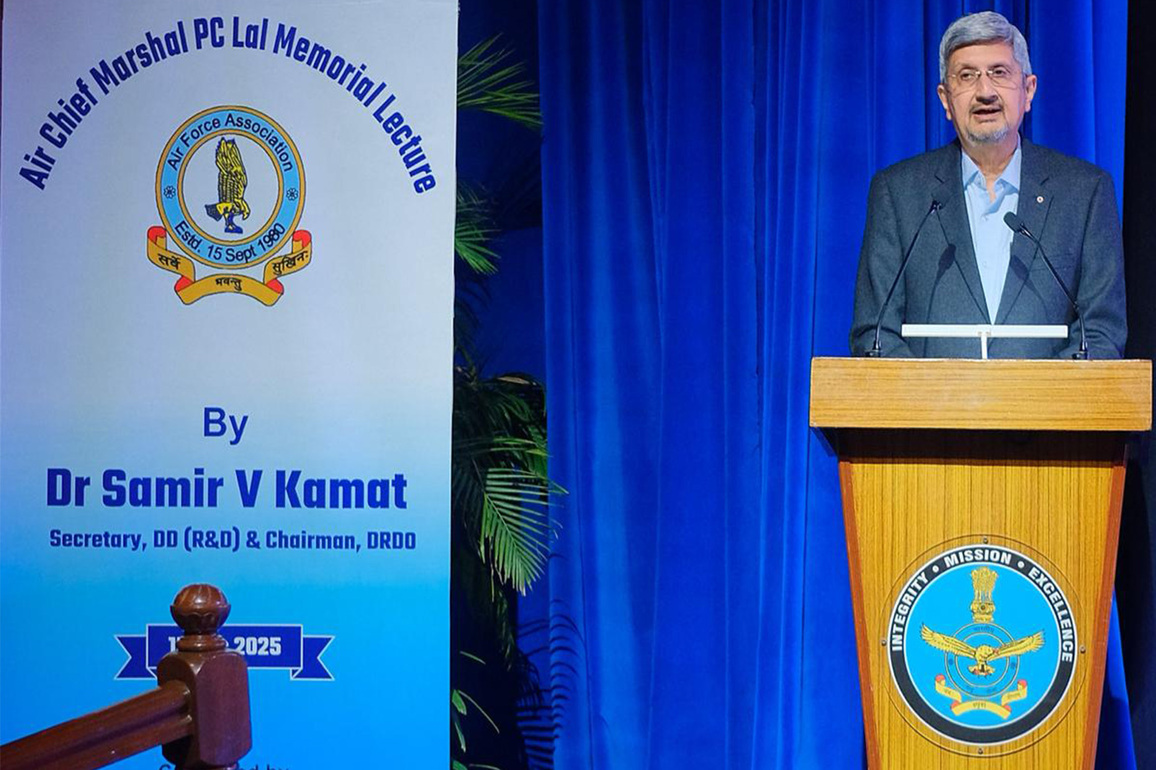 "India needs push on Defence R&D for future warfare" says DRDO Chief Sameer V Kamat