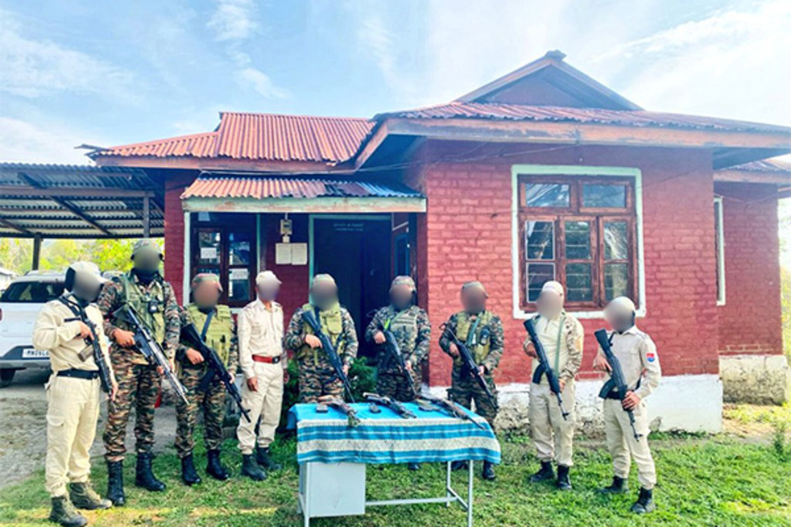 Manipur: Security forces recover weapons, ammunition from various districts