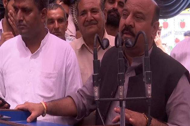 J-K: Dy CM Surinder Choudhary holds public outreach camp near LoC in Nowshera