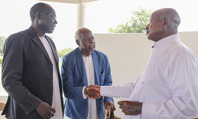 Museveni, Lango chief hold talks Museveni, Lango chief hold talks