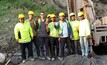  GEG’s chief research officer Vijay Chauhan (third from the left) and the local drilling team at the first drilling site at the company’s cooling project in Northern India