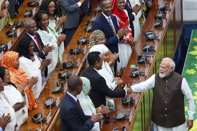 "Thank you for your trust": PM Modi as applause echoes for 90 seconds in Ethiopian Parliament after his address