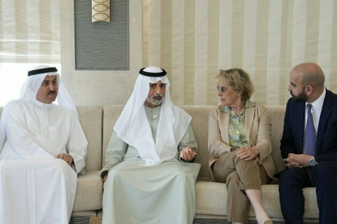 Nahyan bin Mubarak receives Chair of Italian Senate's Foreign Affairs, Defence Committee