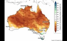  Drier than average conditions are predicted for the spring. Image courtesy BOM.