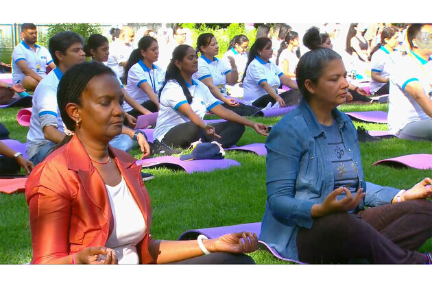 India hosts 12th International Yoga Day celebration at UN headquarters in New York