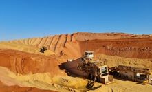  Dozer push mining of free-flowing sand.