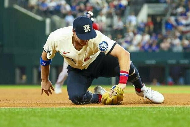 Rangers place 3B Josh Jung (neck) on IL