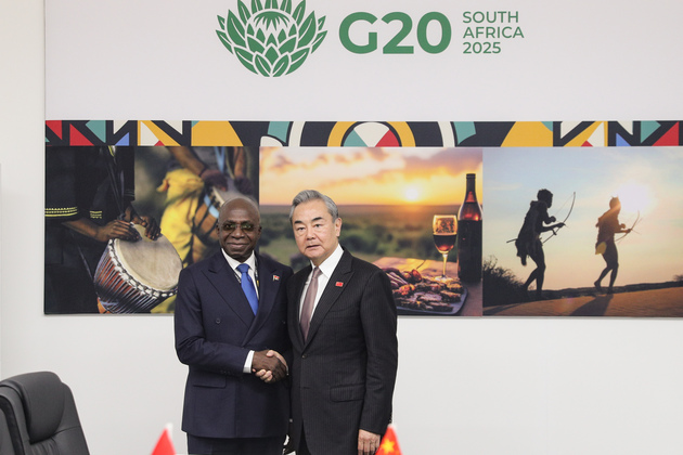 SOUTH AFRICA-JOHANNESBURG-WANG YI-ANGOLAN FM-MEETING