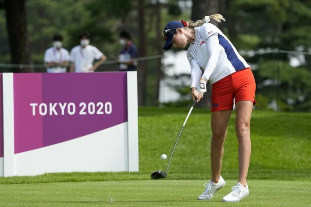 Nelly Korda fires 62 to take 4-shot lead at Olympics