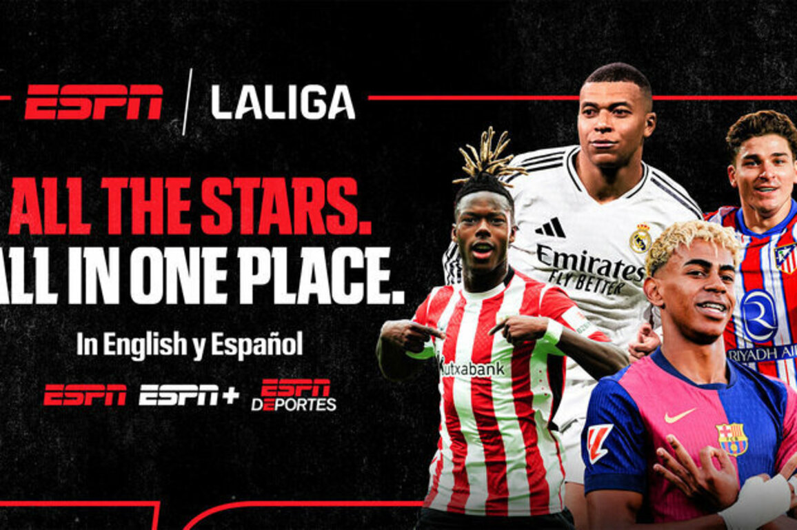 ESPN Reveals Content Plan for Fifth Season of LALIGA Across ESPN and ABC Platforms