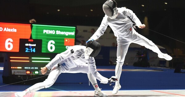 (SP)CHINA-HONG KONG-FENCING-WORLD CHAMPIONSHIPS-MEN'S EPEE TEAM (CN)