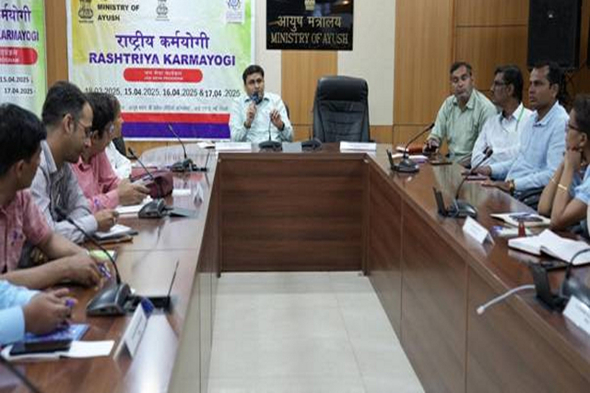 Ministry of Ayush Organises Rashtriya Karmayogi Jan Seva Programme