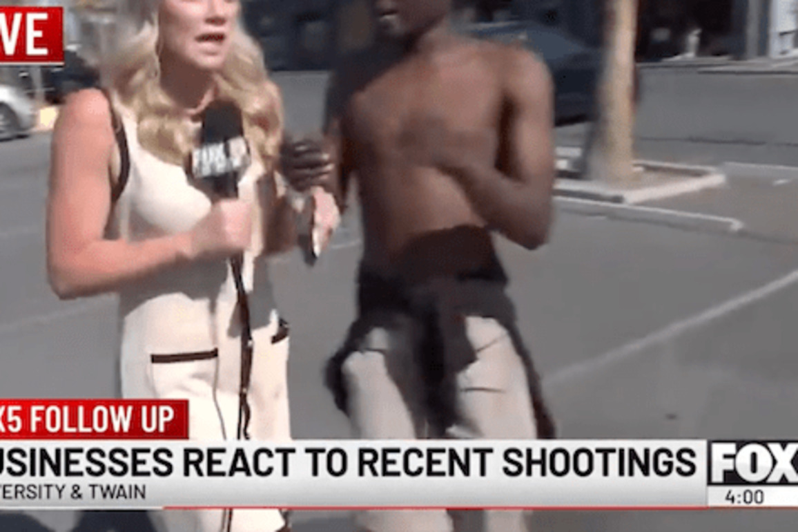 Las Vegas Reporter OK After Being Accosted Live On-Air By Man Who Wanted A Dollar
