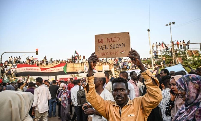 Protesters throng Khartoum a week after Bashir ouster Protesters throng Khartoum a week after Bashir ouster