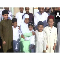Eid celebrations begin across country as people embrace, share sweets, delicacies