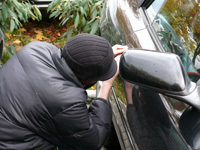 Watch out, a car thief's about!