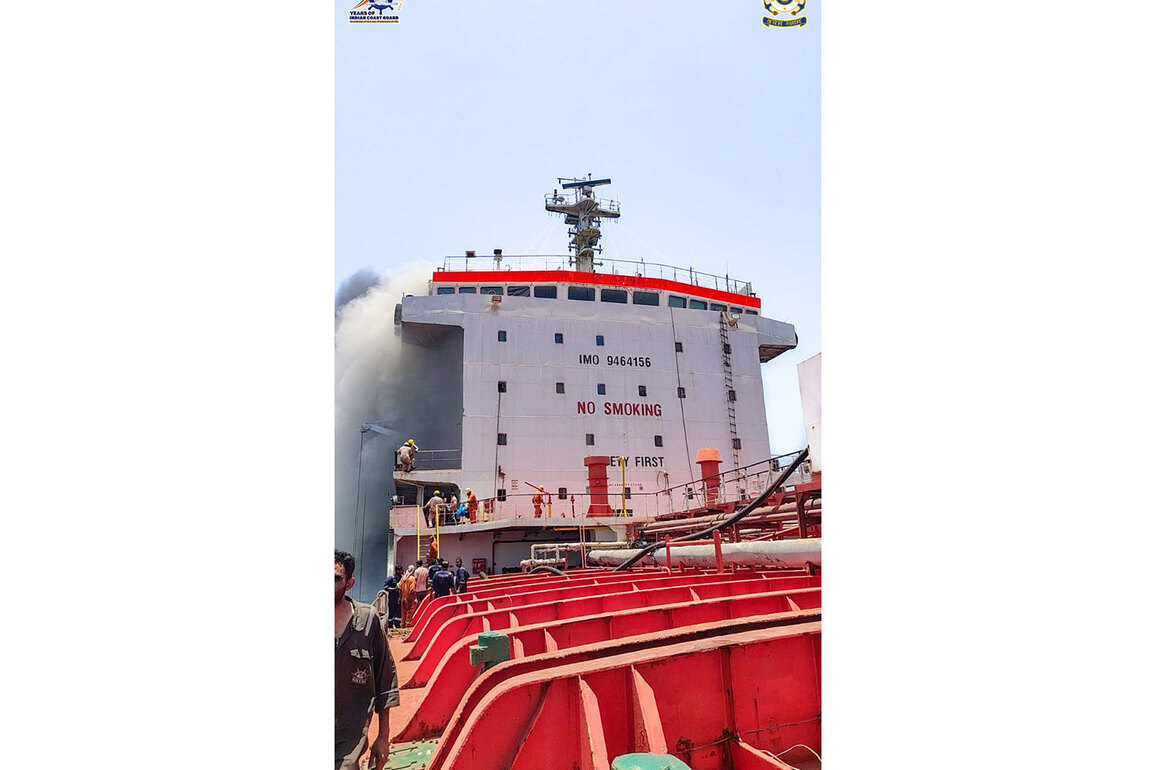 24 Indian crew members safely rescued following missile attack on tanker off Oman coast
