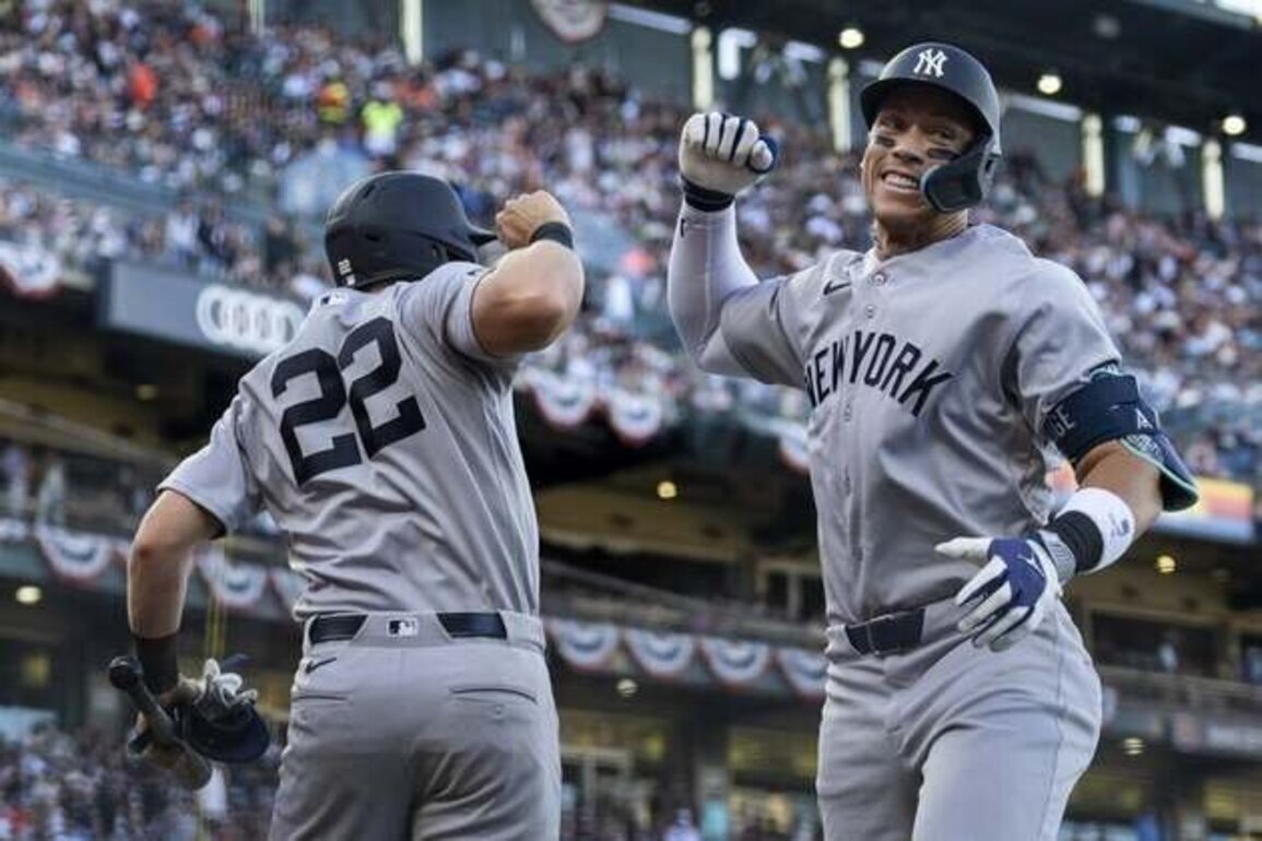 Yankees complete season-opening, three-game sweep of Giants