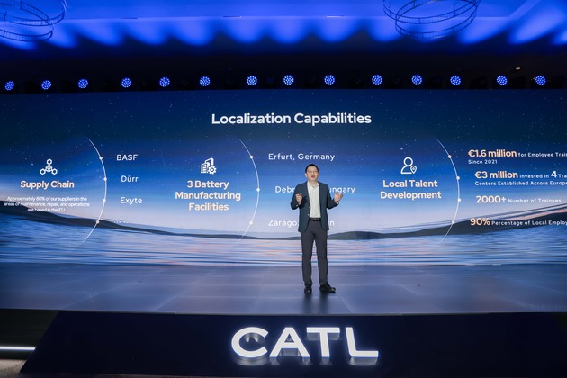 GERMANY-MUNICH-CATL-NEW EV BATTERIES-LAUNCH