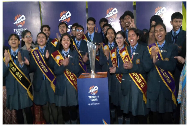 ICC T20 World Cup Trophy Tour reaches pacer Harshit Rana's alma mater