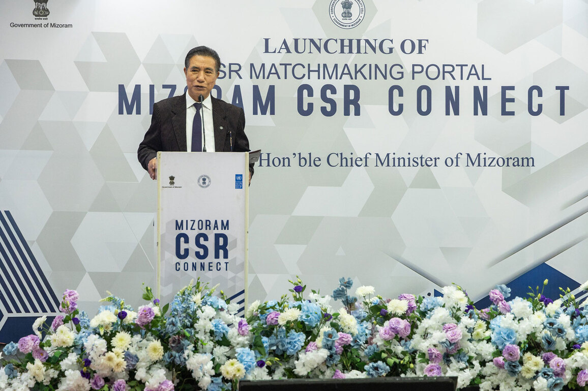 "Mizoram CSR Connect": CM Lalduhoma inaugurates CSR matchmaking portal